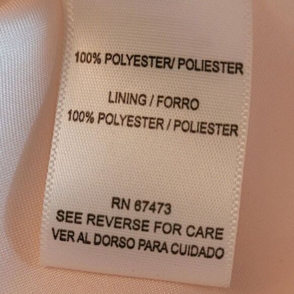 Julian Taylor Retro 60's Sheer Hummingbird Floral Fit & Flare Dress Pink Sz 14 - Picture 13 of 14